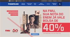 Desktop Screenshot of portal.fiamfaam.br