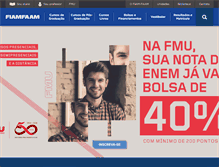 Tablet Screenshot of portal.fiamfaam.br